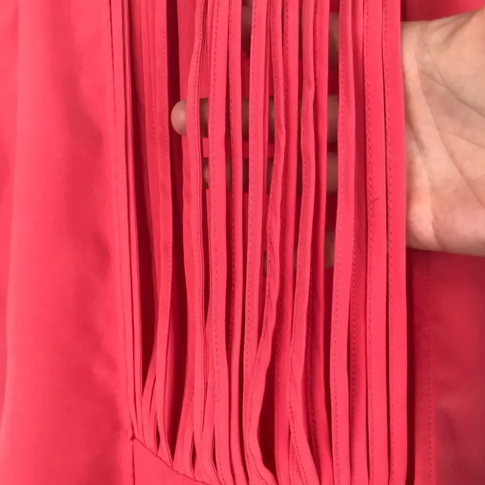 Zara Basic Pink String Back Sleeveless Shift Dress - Picture 7 of 10